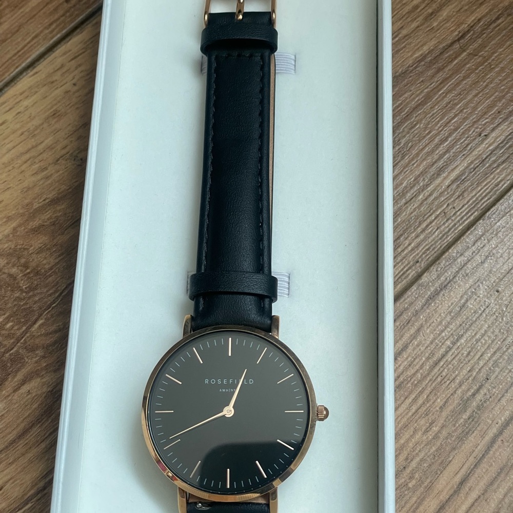 Black and Gold Watch